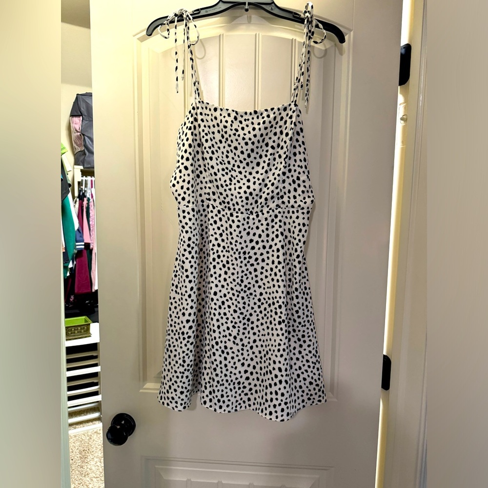 Spaghetti strap summer mini dress size L